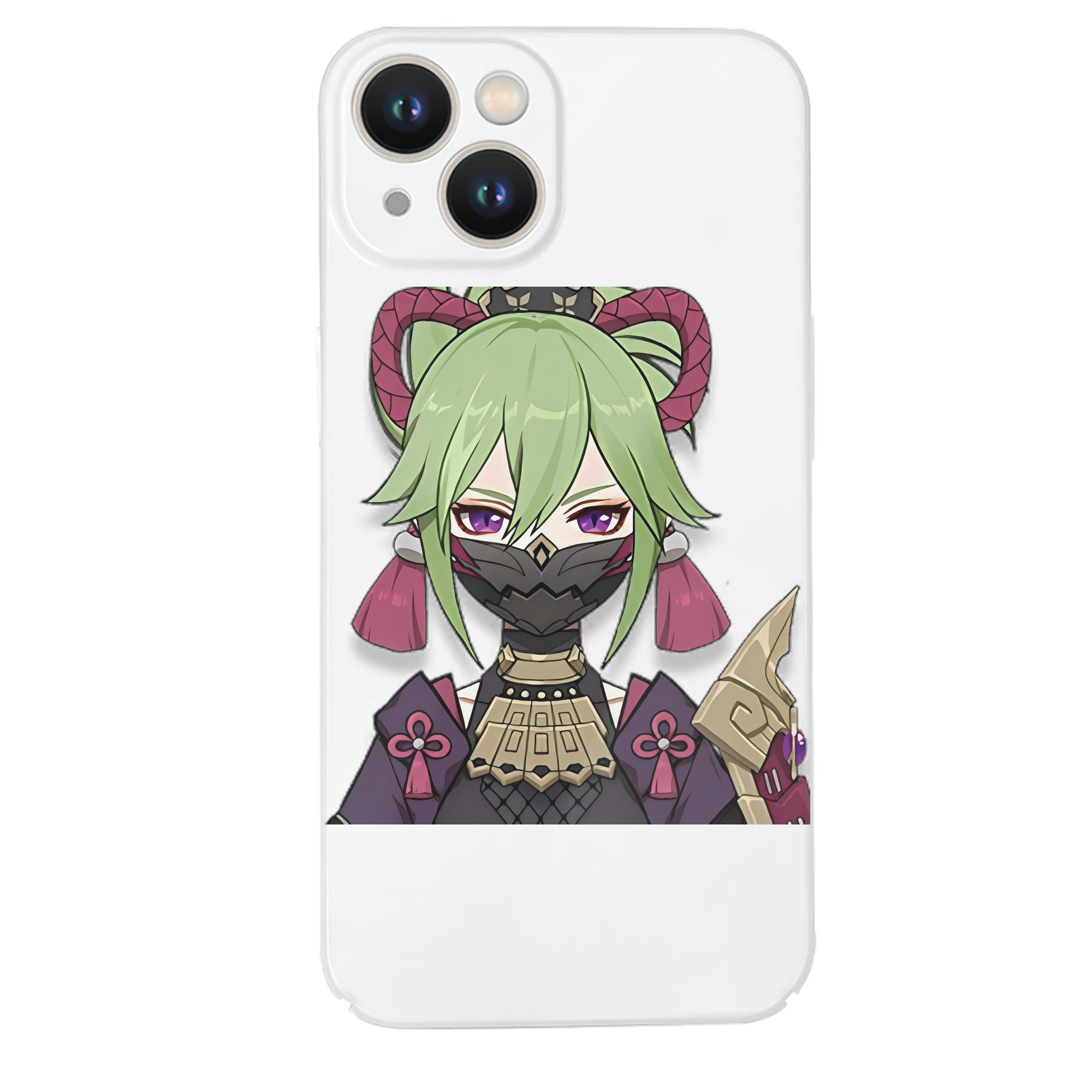 げんし神  久岐忍 くき しのぶ genshin Kuki Shinobu 【iPhone 14シリーズ対応】ハードケース